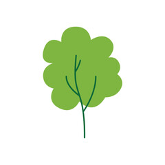 Vector Illustration of Lush Green Tree Design
