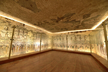 Wall Mural - Tomb of Rameses III (KV11) in Valley of the Kings, Luxor, Egypt