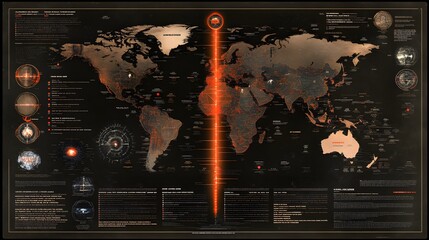 Virtual infographic illustrating key human rights milestones through history