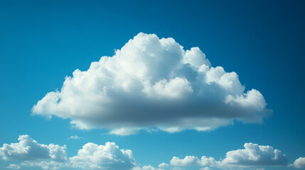 Wall Mural - cloud computing lets you access data and programs from any device connected to the internet. it allo