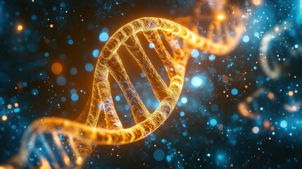 Poster - A Golden DNA Strand in a Cosmic Setting