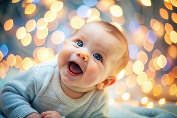 Adorable Baby Moments with Bokeh Effect - Capturing Cherished Memories