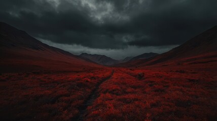 clouds over the mountains