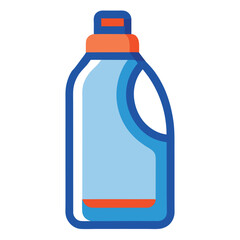 Detergent bottle vector illustration isolated on a white background