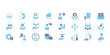 © rohmad - Customer relationship icons set. Set of editable stroke icons.Set of Customer relationship