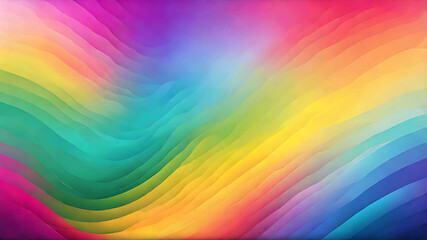 Blurred colored abstract gradient background, waves shape glowing abstract colorful background, ai