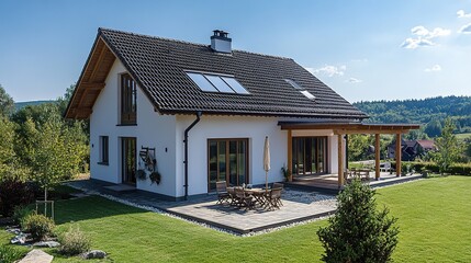 house in the garden