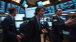 © Dmytriy - Business activity on the stock exchange, brokers engaged in stock trading