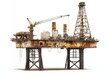 © MuhamadNoorHazwan - Oil Rig Platform on White Background with Clean Detailing