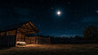 © Tahsin - A tranquil Christmas Eve night with a stable under a starry sky and bright guiding star
