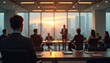 © YoungMok - Business Presentation in Corporate Boardroom