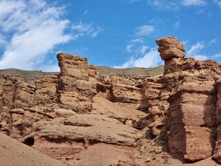 beautiful mountain scenery in summer
