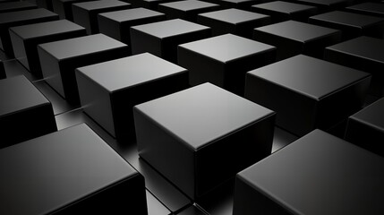 Abstract black blocks pattern.