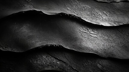 Canvas Print - Abstract Texture of Black Surface