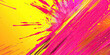 © Lila Patel - Frenzy in Vivid Neon Hues - Pink and Yellow Abstract Background