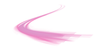 Poster - Speed of light concept png background. Vector PNG glitter light fire flare trace. Abstract image of speed motion on the road. 