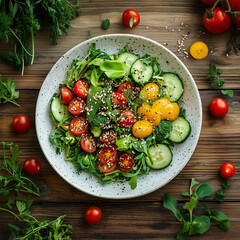 vegetables on a plate