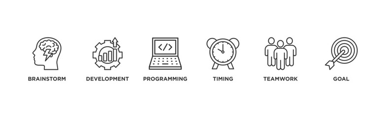 Hackathon icon - vector illustration . hackathon, brainstorm, development, programming, timing, speed, teamwork, goal, infographic, template, concept, banner, pictogram, icon set, icons
