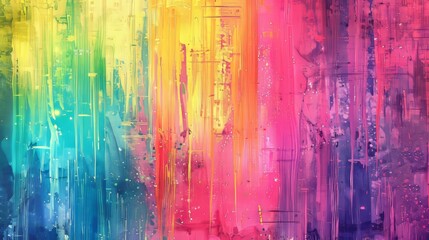Wall Mural - abstract rainbow gradient