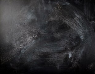 Wall Mural - artistic creative dark black and gray old scratched shabby background with chalk stains blackboard