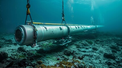 Underwater Installation of Modern Transportation Tube