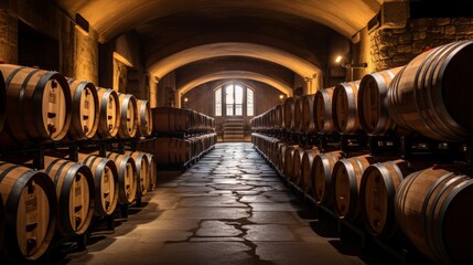 Aging Wine B rels in Portuguese Wine Cell : Discover the  t of Winemaking in a   Perspective