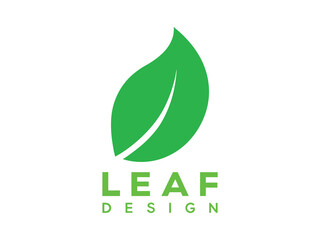 Wall Mural - leaf logo