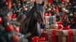 © Oksana - Horse with Christmas Gifts