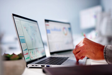 Aufkleber - Business Data Analytics Dashboard