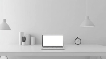 white desk with a laptop and compass workspace stock videos and royaltyfree footage.