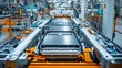© KYR - Production line assembling lithium-ion battery modules for electric cars, highlighting innovation and the growing demand for green
