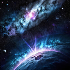 planet in space
