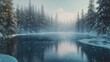 © MP Studio - The Winter Forest by River