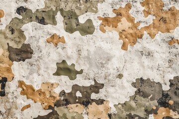 A close-up view of a dirty wall covered in various paints