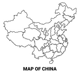  Outline Map of china
