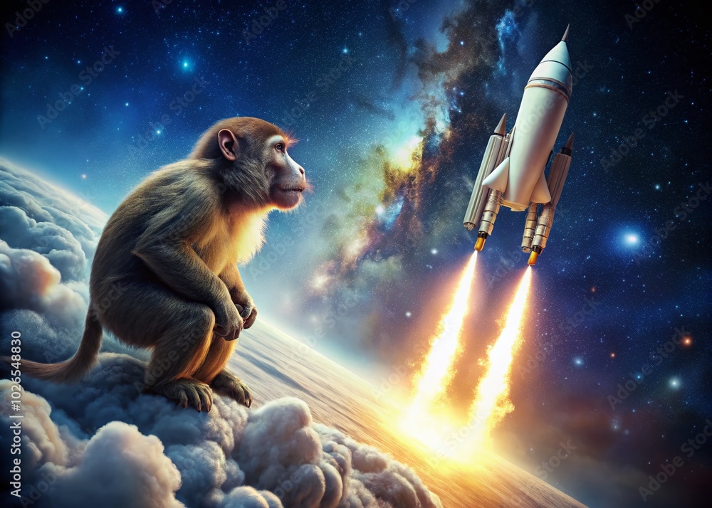 Monkey Launches Into Space: A Fun Adventure Beyond Earth with ...