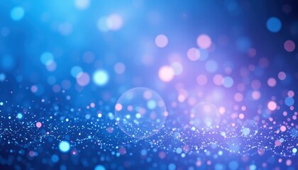 blue bokeh background