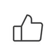 © Latest - like icon Thin outline art symbol
