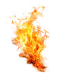© David Kreuzberg - red yellow hot burning fire ball flame isolated on white or transparent png