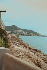 Sitges beach in Barcelona