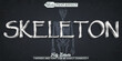 © Anka Design - Skeleton Bone Vector Editable Text Effect Template