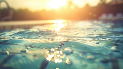 Canvas Print - Serene Sunset Reflections on Calm Water Surface