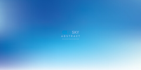 Poster - Blue sky and coolorful cloud abstract gradient vector background.