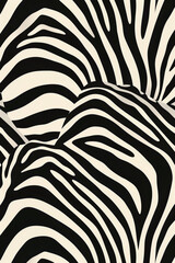  Seamless modern zebra skin pattern background for stylish designs