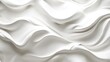 © fajar - A white fabric with a wave pattern. The wave pattern is very prominent and covers the entire fabric