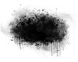 © mrikhokon - Black graffiti spray paint frames ink splatters and drips, stencil border, Grunge backgrounds, Spray Paint Vector Elements isolated on White Background, Ink blots set, text frame, Street style.