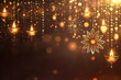 © AungThurein - Diwali festival celebration wallpaper with Diya lamp and fireworks