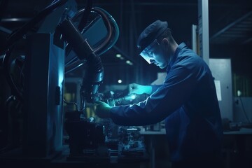 Precision Work in Modern Factory