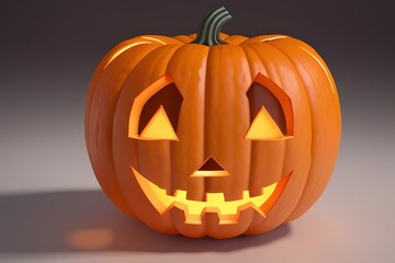  ia generated. halloween jack o lantern