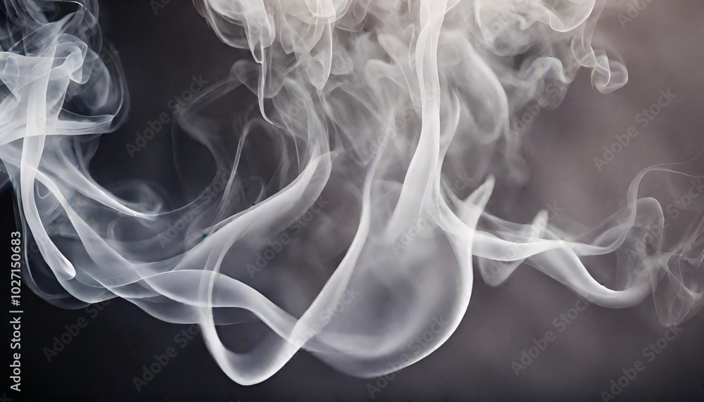 Smokeping Using Curl Beautiful wisps of smoke curl and dance, creating an abstract and ...